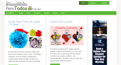 Desktop Screenshot of manualidadesparatodos.net